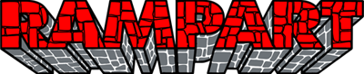 Rampart logo for Sega Master System